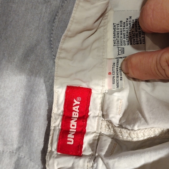 Unionbay SZ 9 LIGHT CREAM KHAKI CAPRI - Picture 4 of 6